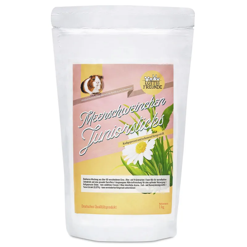 LOTTIS FREUNDE Meerschweinchen Juniorsticks 1 kg Begrenztes Angebot